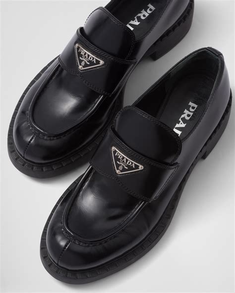 prada women's loafer|Prada driving loafers women's.